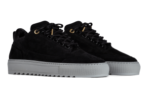 Mason Garments Firenze Suede Black/Cement (FW20-7D)