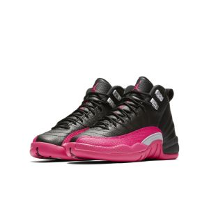 Air Jordan 12 Retro GS Black Deadly Pink (510815-026)