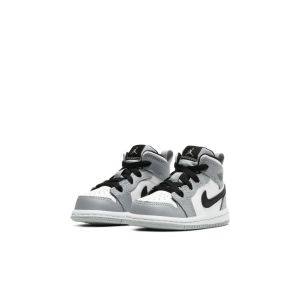 Air Jordan 1 Mid TD ‘Light Smoke Grey’ Light Smoke Grey/Black/White (640735-092)