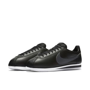Nike Classic Cortez Leather Black Dark Grey (749571-011)