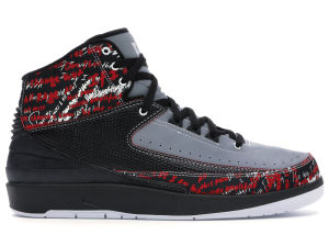Air Jordan 2 Retro ‘Eminem’ Black/Stealth-Varsity Red (308308-002)