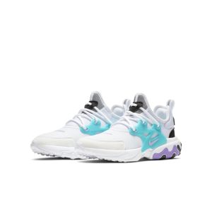 Nike React Presto GS ‘Cassette’ White/Night Maroon/Black/Atomic Violet/Teal Nebula (BQ4002-102)