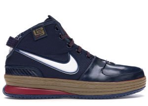 Nike Zoom LeBron 6 ‘Chalk’ Mdnght Nvy/Mdnght Nvy-Vrsty Cr (346526-441)