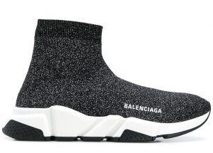 Balenciaga Speed Trainers Mid Lurex Knit (W)
