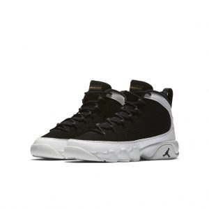 Air Jordan 9 Retro BG Black White (302359-021)