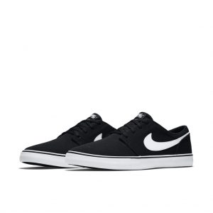 Nike Portmore 2 Solar Canvas SB ‘Black White’ Black/White (880268-010)