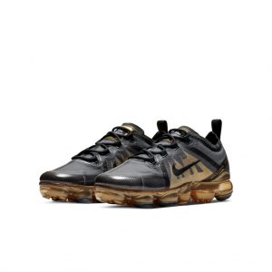 Nike Air VaporMax 2019 Black Metallic Gold (GS)
