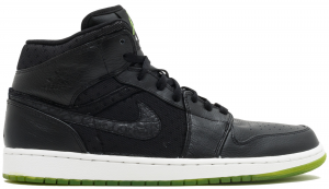 Jordan 1 Phat Black Action Green