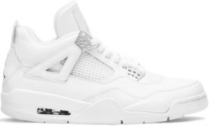 Air Jordan 4 Retro ’25th Silver Anniversary’ White/Metallic Silver (408202-101)