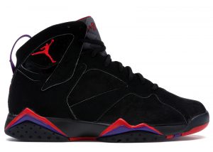 Air Jordan 7 Retro ‘Raptor’ 2002 Black/Dark Charcoal-True Red (304775-006)