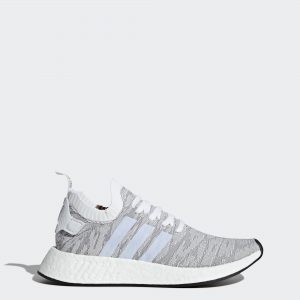 adidas NMD R2 Primeknit White Black