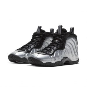 Nike Little Posite One’Chrome’ GS Chrome/Black/Laser Crimson/White (CN5268-001)