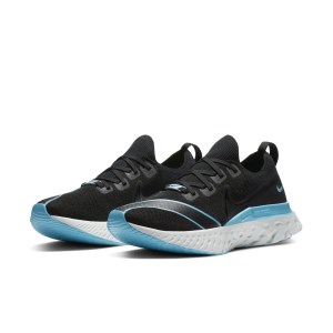 Nike React Infinity Run Flyknit ‘Fast City’ Black/Blue Fury/Pure Platinum/Photon Dust (CT1499-001)
