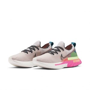 Nike Womens WMNS React Infinity Run Flyknit Premium ‘Violet Ash’ Violet Ash/Pink Blast/Atomic Pink/Dark Smoke Grey (CU0430-500)