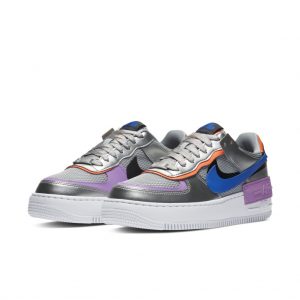 Nike Womens WMNS Air Force 1 Shadow Metallic Silver (CW6030-001)