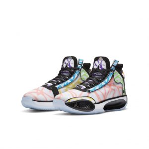 Zion Williamson x Air Jordan 34 GS ‘Noah’ White/Black/Multi-Color (DA4450-100)