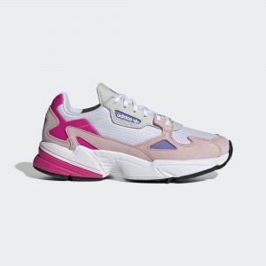Adidas Womens WMNS Falcon ‘Light Pink Joy Purple’ Cloud White/Light Pink/Joy Purple (EG2858)