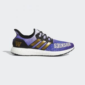 Adidas Speedfactory AM4 ‘Washington Huskies’ Cloud White/Gold Metallic/Core Black (FX7254)