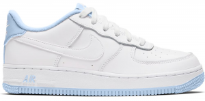 Nike Air Force 1’White Hydrogen Blue’ GS White/White/Hydrogen Blue (CD6915-103)