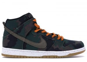 Nike Dunk High SB Fivenneo Camo – Olive Khaki (646552-037)