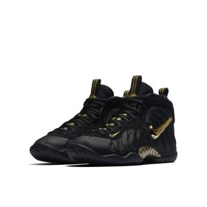 Nike Air Foamposite Pro GS Black Metallic Gold (644792-010)