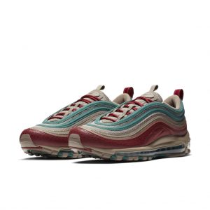 Nike Air Max 97 Light Taupe Geode Teal Team Red