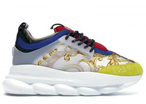 Versace Chain Reaction Multi-Color Rubber Suede