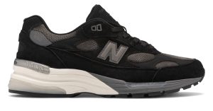 New Balance 992v1 Made In USA ‘Black’ Black/Grey (M992BL)