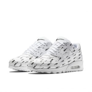 Nike Air Max 90 Premium Logo Pack – White Black (700155-103)