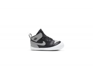Jordan 1 Crib Bootie Black Medium Grey (I)