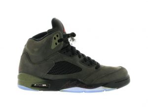 Air Jordan 5 Retro ‘Fear’ Sequoia/Fire Red-Mdm Olv-Blck (626971-350)