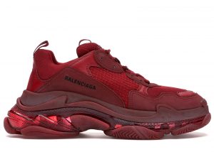 Balenciaga Triple S Burgundy Red