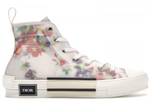 Dior B23 High Top Flowers Oblique