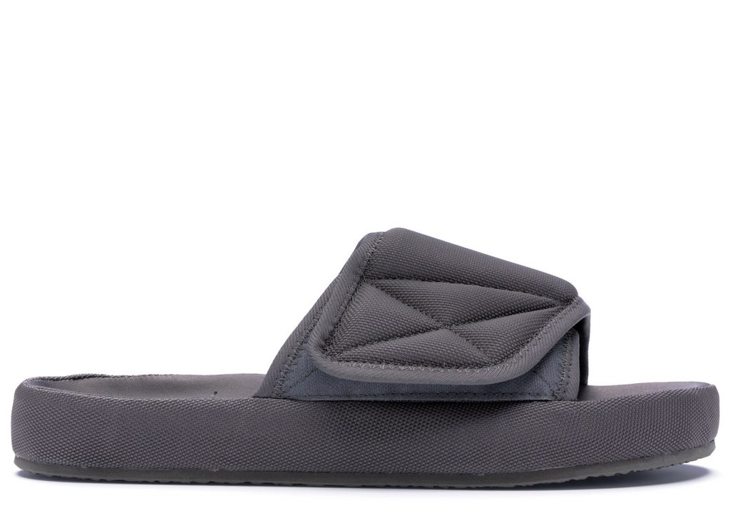 yeezy supply nylon slipper graphite