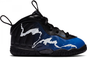Nike Little Posite One TD ‘1996 All-Star Game’ Black/White/Game Royal (723947-013)