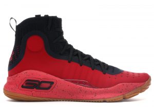Under Armour Curry 4 Red Black Gum