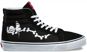 Vans Peanuts x SK8-Hi Reissue ‘Snoopy Bones’ Black (VN0A2XSBOHL)