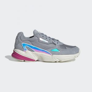Adidas Womens WMNS Falcon ‘Light Grey Real Magenta’ Light Grey/Chalk White/Real Magenta (EG2676)