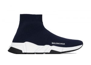 Balenciaga Speed Trainer Navy White Sole