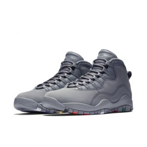 Air Jordan 10 Retro ‘Cool Grey’ 2018 Cool Grey/White-Cool Grey (310805-022)