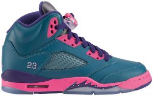 Air Jordan 5 Retro GS Tropical Teal Pink Purple (440892-307)