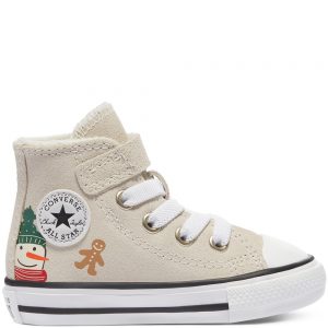 Converse Winter Holidays Easy-On Chuck Taylor All Star High Top Vintage White/white/black (770045C)