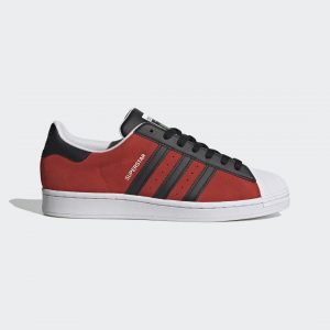 Adidas Superstar ‘Red Core Black’ Red/Core Black/Yellow (FU9522)