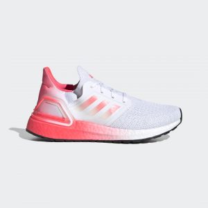 Adidas UltraBoost 20 J ‘White Signal Pink’ Cloud White/Signal Pink/Signal Pink (FX0456)
