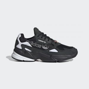 Adidas Falcon ‘K-Pop Pack – Core Black’ Core Black/Cloud White/Core Black (H69043)