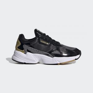 adidas Falcon Core Black / Cloud White / Gold Metallic (FV3408)
