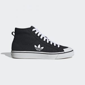 Adidas Nizza High ‘Core Black’ Core Black/Core Black/Cloud White (FW8352)