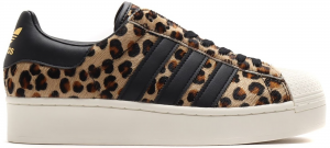 Adidas atmos x Womens WMNS Superstar Bold Low ‘Cheetah’ Desert/Core Black/Gold Metallic (FZ5264)