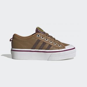 Adidas Star Wars x Nizza ‘Beskar Steel’ Brown/Raw Desert/Maroon (GZ2742)