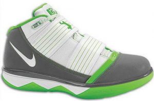 Nike Zoom LeBron Soldier 3 White/Mean Green-Flint Grey (354815-131)